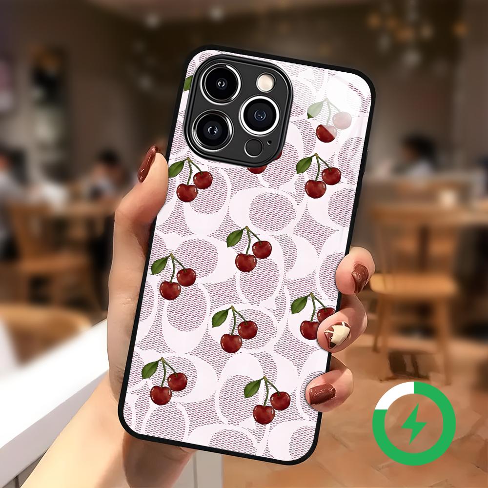 Cherry Luxury Pattern Phone Ca - Mini Pc Case ulasan dan harga