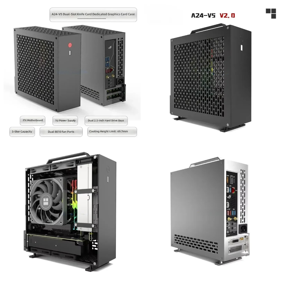 5 Litre Mini A24-V5 2.0 Dual S - Pc Chassis ulasan dan harga