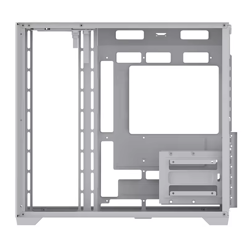 White PC Case Chassis Full Tow - Pc Chassis ulasan dan harga
