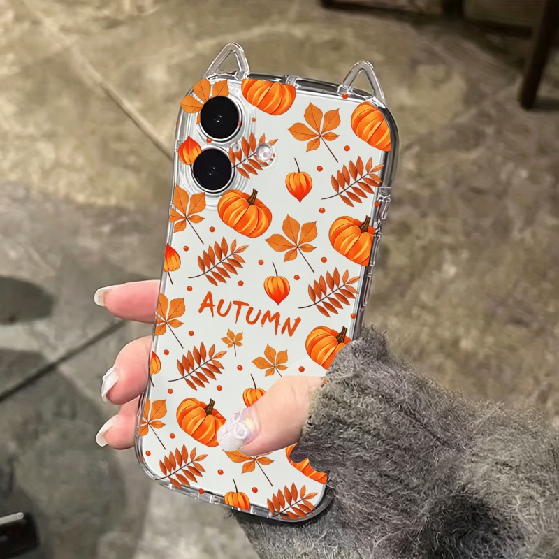 Autumn Pumpkin Falling Leaves  - Computer Case ulasan dan harga