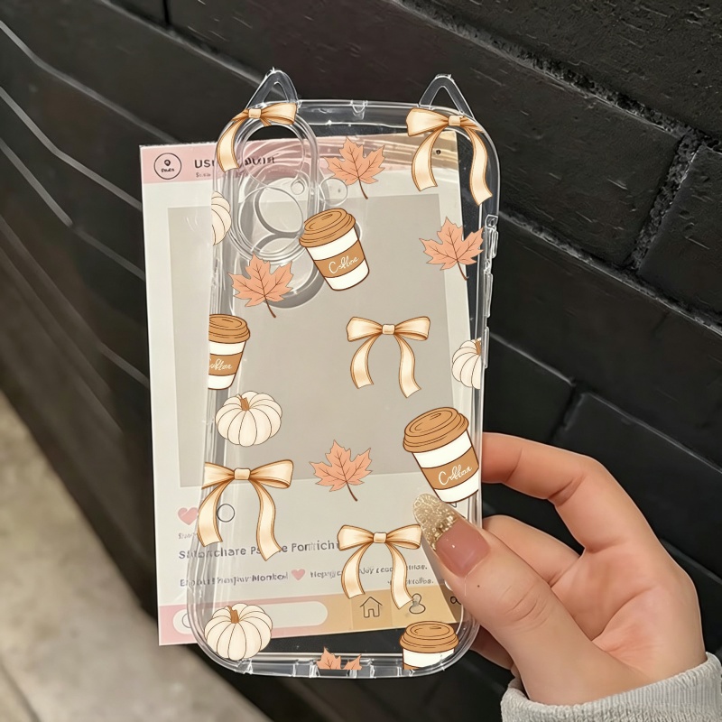 Autumn Pumpkin Falling Leaves  - Computer Case ulasan dan harga