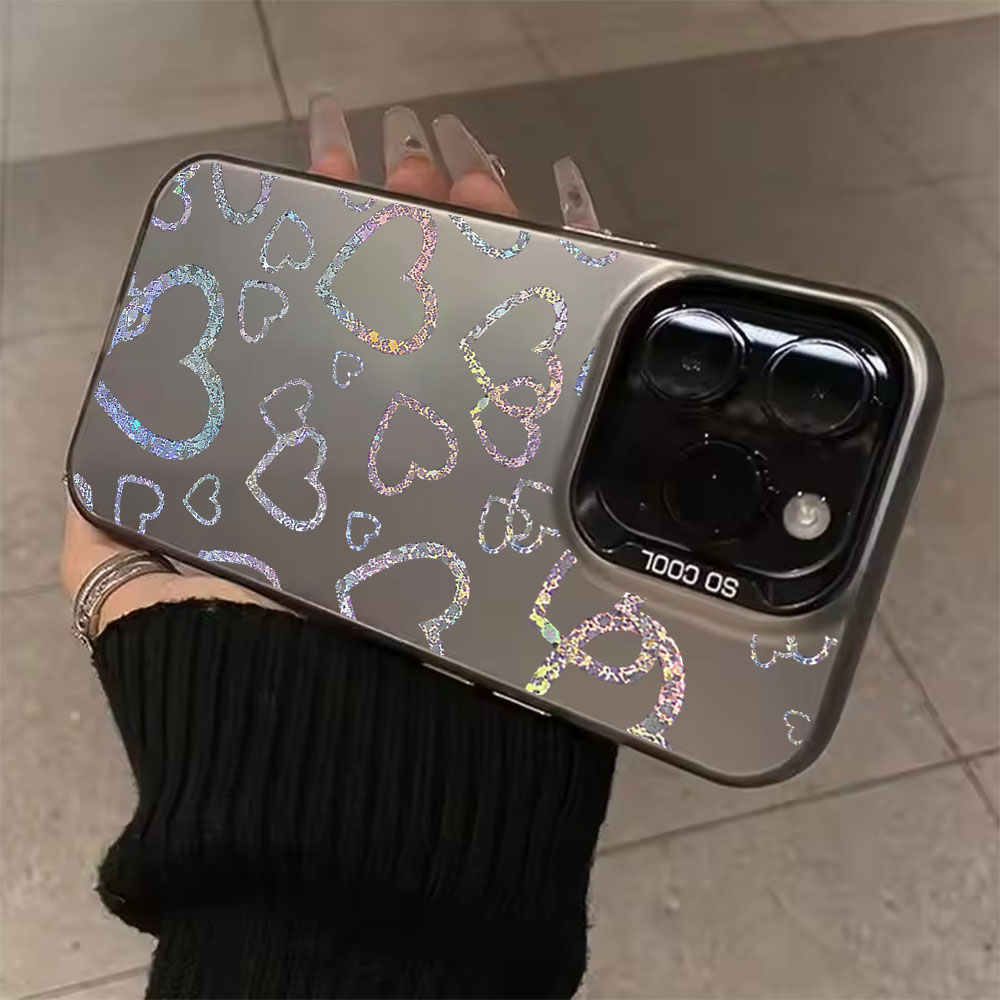 Colorful Heart Print Case For  - Matte Pc Case ulasan dan harga