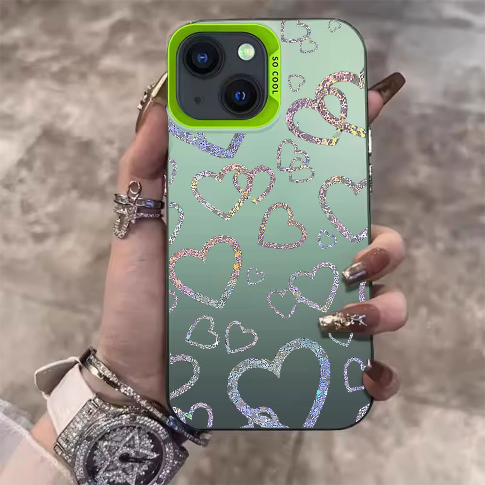Colorful Heart Print Case For  - Matte Pc Case ulasan dan harga